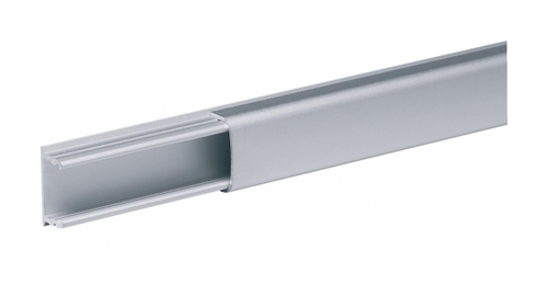 Миниканал OL MINI 12х20 алюминиевый белый 2.1м, ISM14170