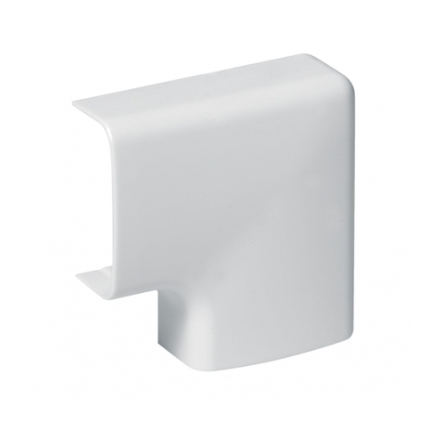 Угол плоский 18х35 OL MINI пластик белый, ISM14403