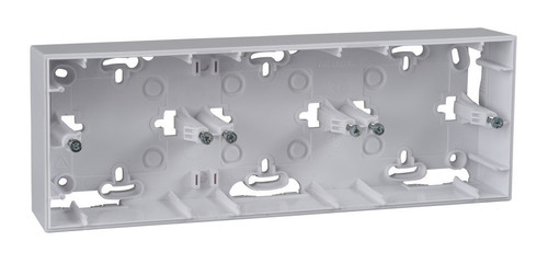 UNICA Коробка 3 поста наружная белый, MGU8.006.18