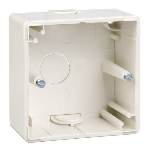 Коробка для наружного монтажа х1 белый Merten, MTN512119