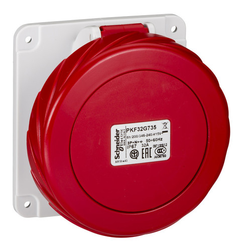 РОЗ СКР УСТ ПРМ ВИНТ32А 3P+N+E IP67 380В, PKF32G735