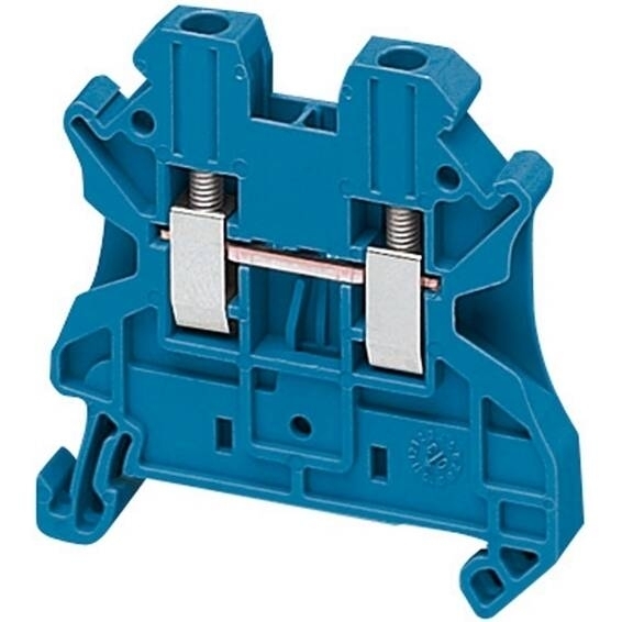 Клеммник винтовой проходной Schneider Electric Linergy TR 2,5 мм², синий, NSYTRV22BL