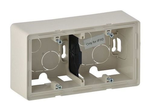 Valena Life Рамка  для 2-ных розеток 2-ная, слоновая кость, 754202