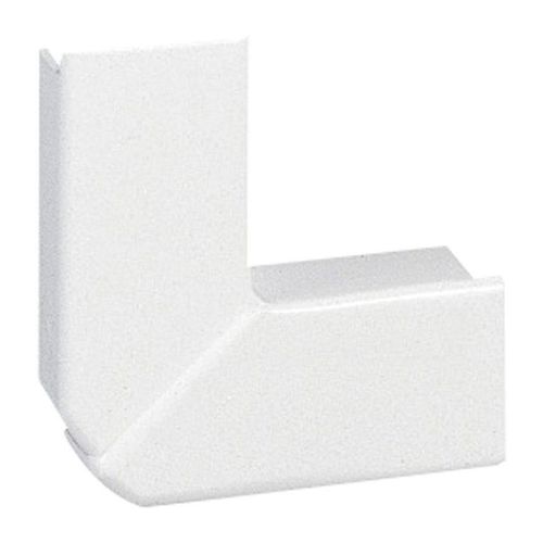 Угол плоский переменный - для мини-плинтусов DLPlus 20x12,5 - белый, 030223