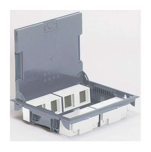 Напольная коробка с глубиной 65 мм - неукомплектованная - 8х2 модуля - под покрытие, 089626