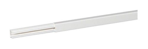 Мини-плинтус DLPlus - 20x12,5 мм - 1 отделение - длина 2,1 м - белый, 030008