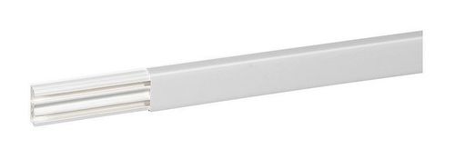 Мини-плинтус DLPlus - 40x16 мм - 2 отделения - длина 2,1 м - белый, 030021