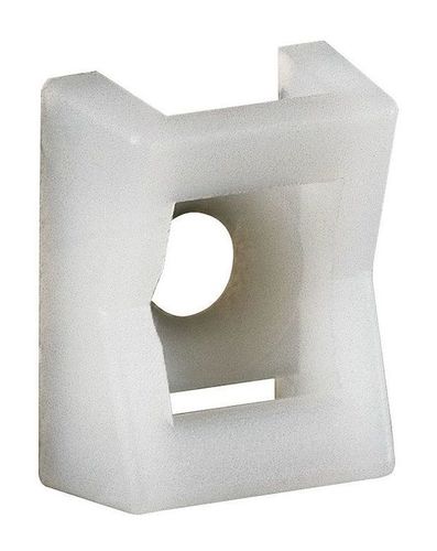 База для монтажа на винтах Colring - для хомутов шириной 9 мм - монтаж на винтах ∅ 5 - бесцветный, 032072