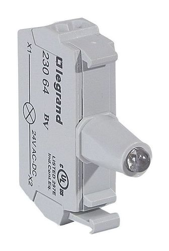 Блок подсветки для индикаторных кнопок и диффузоров - Osmoz - для комплектации - с пружинными клемма, 023064