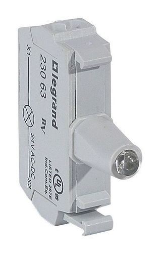 Блок подсветки для индикаторных кнопок и диффузоров - Osmoz - для комплектации - с пружинными клемма, 023063