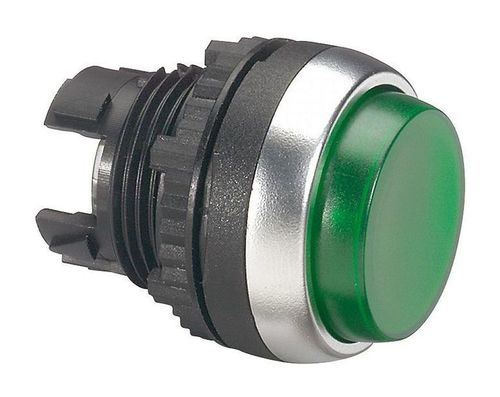 Головка с пружинным возвратом ∅ 22,3 - Osmoz - для комплектации - с подсветкой - с выступающим толка, 024012