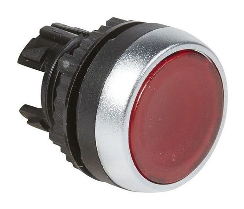 Головка нажал - вкл., нажал - откл. ∅ 22,3 - Osmoz - для компл. - с подсветкой - с потайным толк, 024021