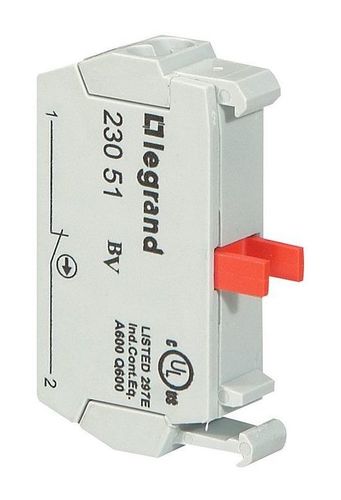 Контактный блок для головок - Osmoz - для комплектации - с пружинными клеммами - Н.З., 023051