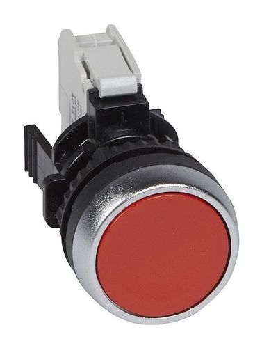 Кнопка с потайным толкателем - Osmoz - в сборе - IP 66 - красный, 023701