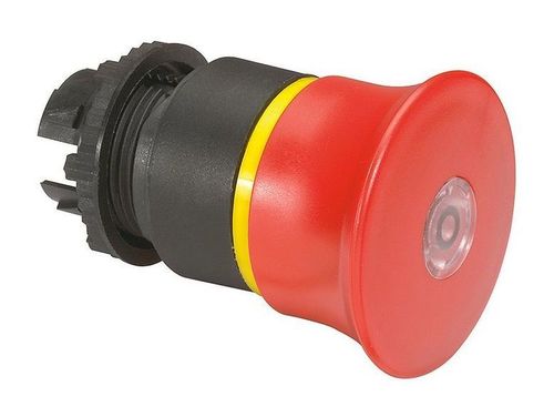 Кнопка с грибовидным толкателем ∅ 40 - Osmoz - с подсветкой - кнопка Тяни-толкай - аварийное отк, 024082