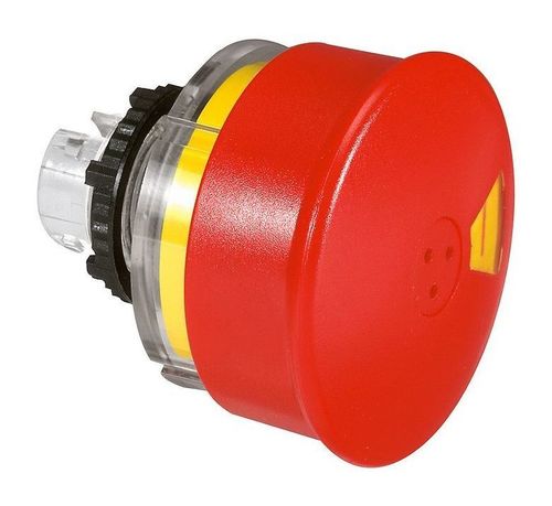 Кнопка с грибовидным толкателем ∅ 54 - Osmoz - Тяни-толкай 0 - STOP - авар. откл. - без подсв. -, 023895