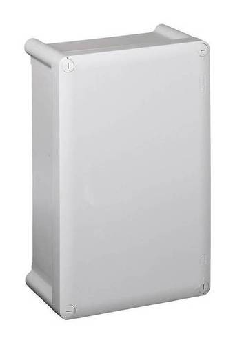 Коробка промышленная пластиковая - IP55 - IK07 - RAL 7035 - 180x140x86 мм - сплошная крышка, 035950