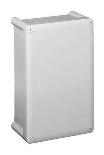 Коробка промышленная пластиковая - IP55 - IK07 - RAL 7035 - 220x170x86 мм - сплошная крышка, 035960