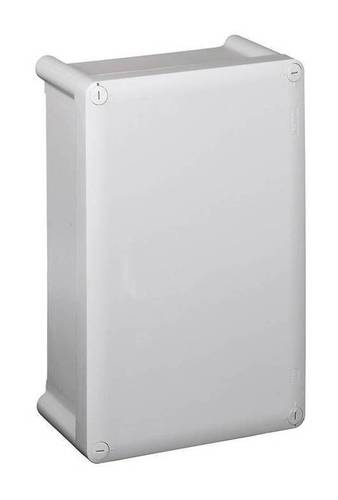 Коробка промышленная пластиковая - IP55 - IK07 - RAL 7035 - 360x270x124 мм - сплошная крышка, 035990