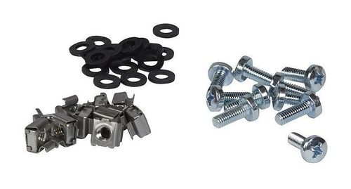 Комплект из 50 закладных гаек размером 8,5 мм, 50 пластмассовых шайб и 50 винтов M6 - LCS², 036453