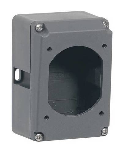 Коробка с одним ответстием под сальник Hypra - IP 44 и IP 66//67-55 - 2К+З - 16 А - пластик, 52029