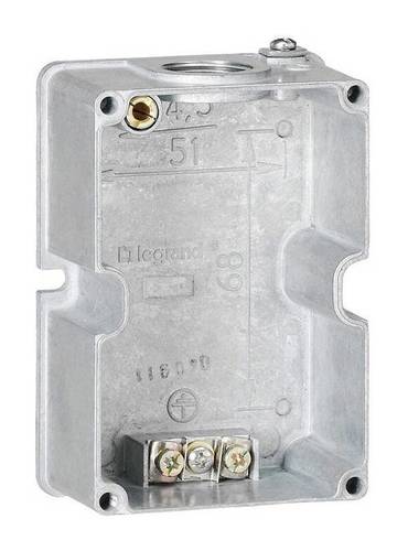 Коробка накладного монтажа Hypra - IP 44 - 3К+З//3К+Н+З - 16 А - металл, 052269