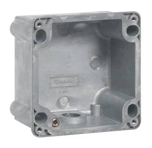 Коробка с одним ответстием под сальник Hypra Prisinter - IP 44//55 - 3К+Н+З - 16 А - металл, 052959