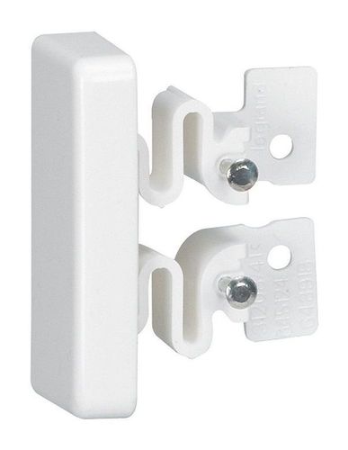 Заглушка торцевая - для мини-плинтуса DLPlus - 40x16 - белая, 031208