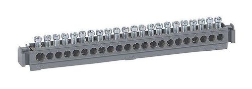 Клеммник универсальный 1х(6-25)+21х(1.5х16мм²) синий, 004826