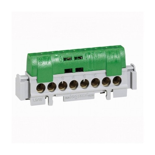 Клеммная колодка IP 2X - нейтраль - синий - длина 47 мм, 004840