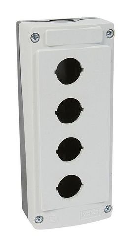 Корпус для сборки - Osmoz - 4 отверстия - серый, 024204