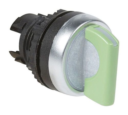 Переключатель - Osmoz - для комплектации - с подсветкой - 3 положения с фиксацией - 45° - зеленый, 024052