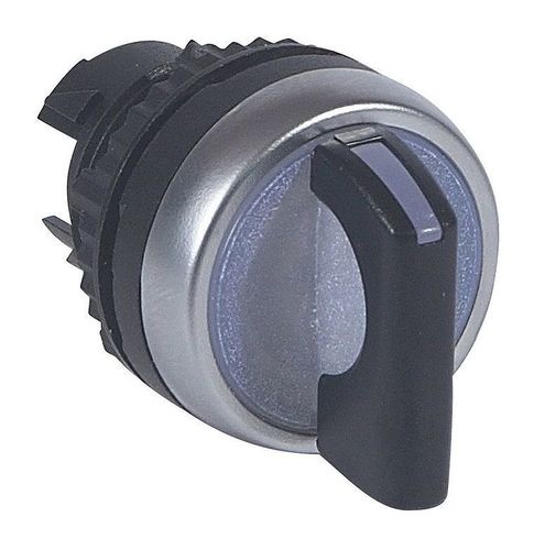 Переключатель - Osmoz - для комплектации - с подсветкой - 3 положения с фиксацией - 45° - чёрный, 024053