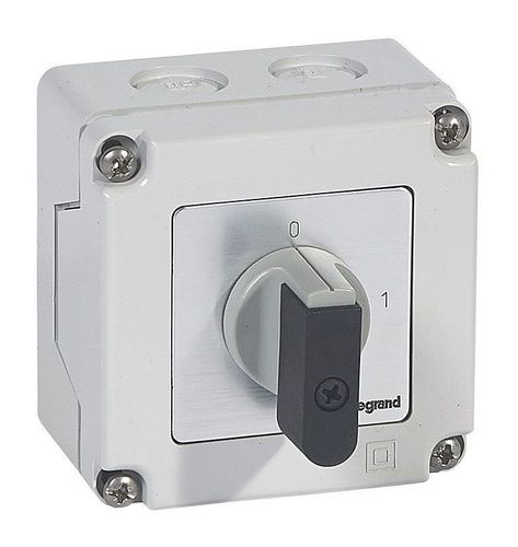 Переключатель - положение вкл//откл - PR 12 - 1П - 1 контакт - в коробке 76x76 мм, 027710