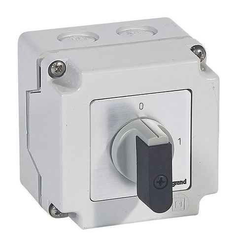 Переключатель - положение вкл//откл - PR 12 - 3П - 3 контакта - в коробке 76x76 мм, 027712