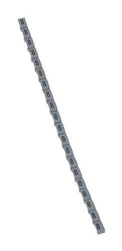 Маркер Duplix - цветовая международная кодировка - цифра 8 - серый, 038408