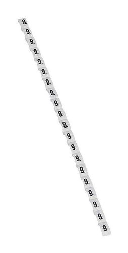 Маркер Duplix - цветовая международная кодировка - цифра 9 - белый, 038409