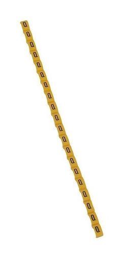 Маркер Duplix - чёрная маркировка на желтом фоне - заглавная буква Q, 038426