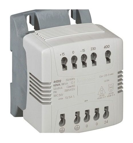 Однофазный трансформатор упр, и обеспеч, безопасности - первичная обмотка 230//400 В // вторичная обмо, 044202