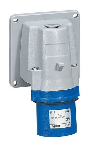 Резиновая защитная заглушка - P17 Tempra Pro - для накладных и мобильных вилок 2К+З, 16 A, 052125