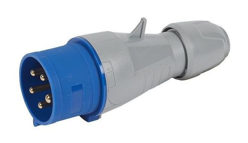 Вилка прямая - P17 Tempra Pro - IP 44 - 200//250 В~ - 32 A - 3К+Н+З, 555236