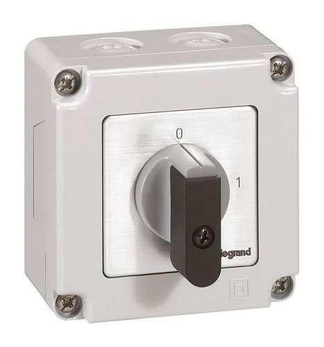 Переключатель - положение вкл//откл - PR 12 - 2П - 2 контакта - в коробке 76x76 мм, 027711