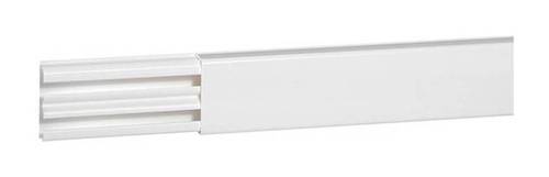 Мини-плинтус DLPlus - 32x12,5 мм - 2 отделения - длина 3 м - белый, 033310