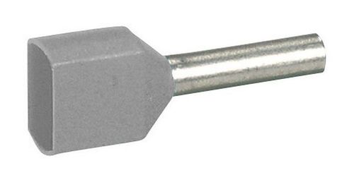 Наконечник Starflix - двойной - россыпью - сечением 2х2,5 мм² - серый, 037690