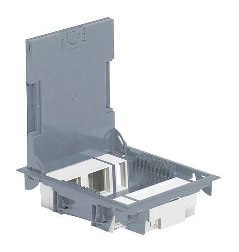 Напольная коробка с глубиной 65 мм - неукомплектованная - 4х2 модуля + 2х1 модуль -антикоррозийное п, 089620