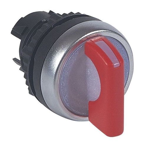 Переключатель - Osmoz - для комплектации - с подсветкой - 3 положения с фиксацией - 45° - красный, 024051