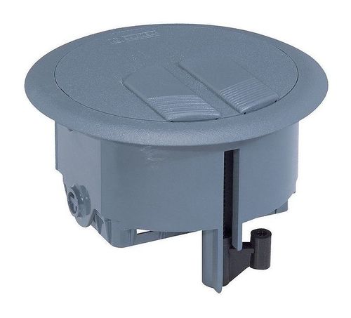 Напольная коробка - IP 20 - RAL 7031 - 3 модуля, 089644