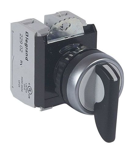 Тумблер - Osmoz - в сборе - 3 положения с фиксацией - чёрный, 023735