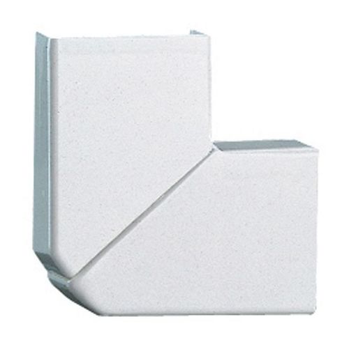 Угол плоский переменный - для мини-плинтуса DLPlus 40x12,5 - белый, 033316