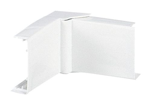 Угол внутренний//внешний переменный - для мини-плинтусов DLPlus 40x20 - белый, 030281